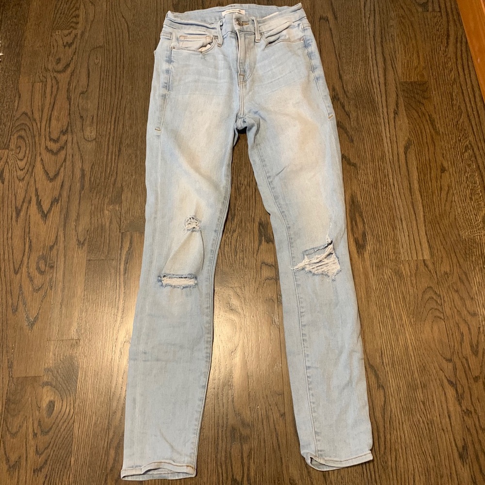 Good American light-wash jeans